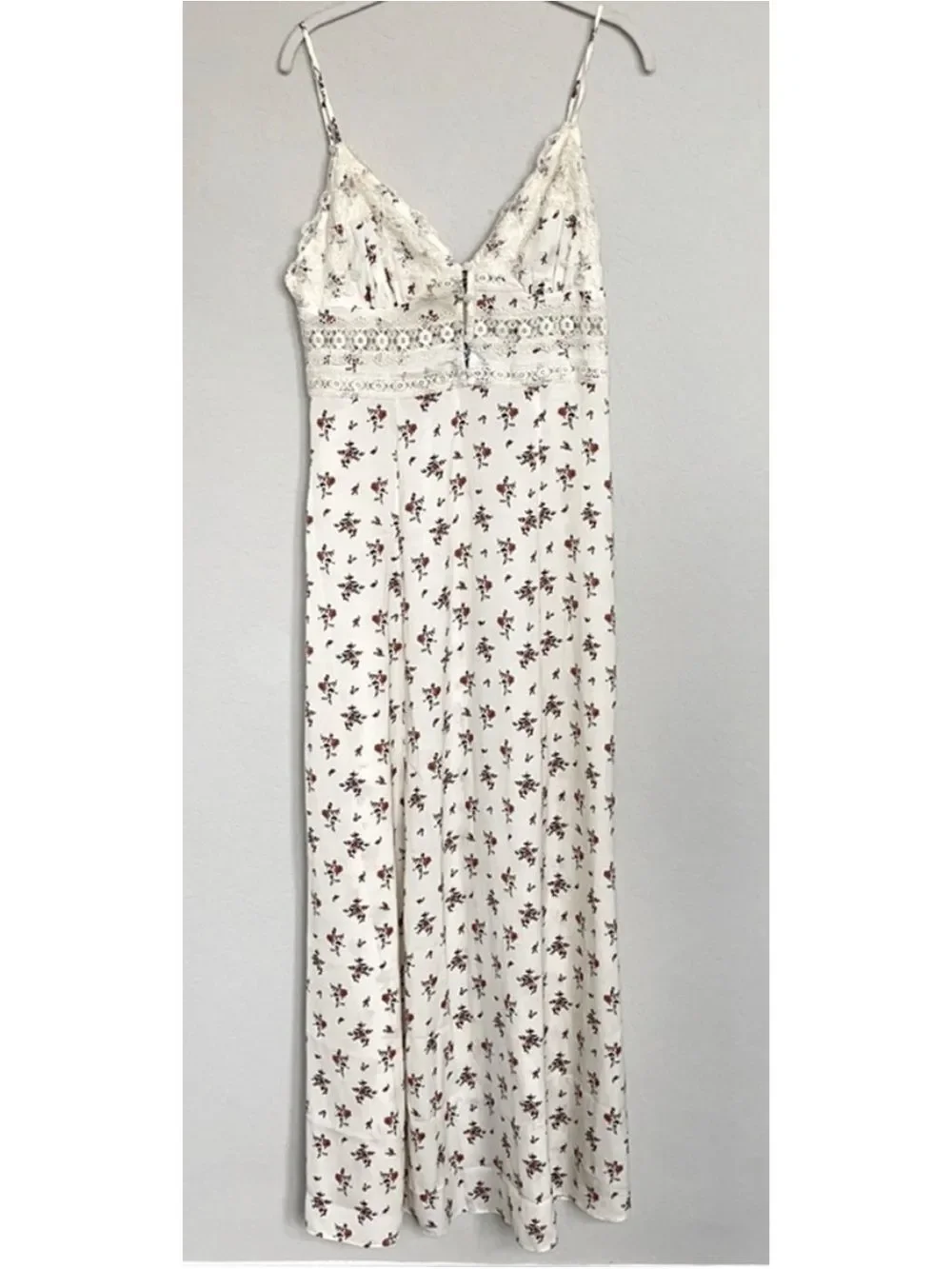 FREE PEOPLE Out and About Floral Maxi Slip Dress Size S ~ NWOT